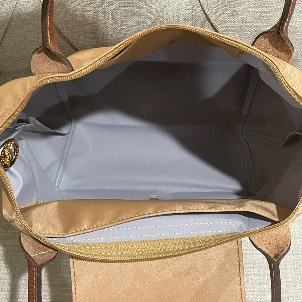 Longchamp Le pliage small tote bag in fawn - Picture 5 of 9